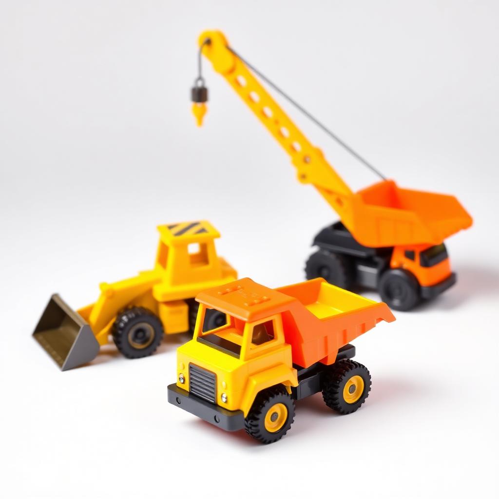 Mighty Construction Truck Set