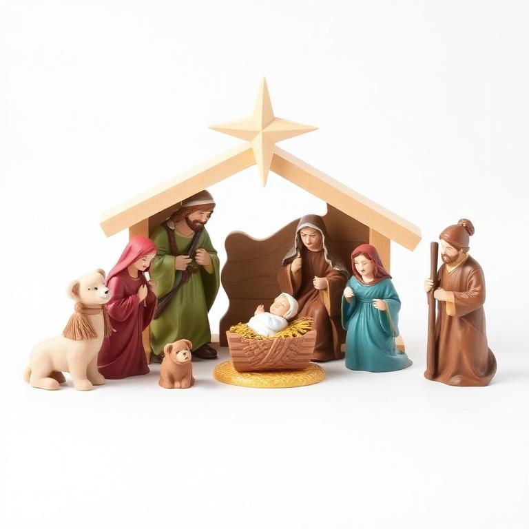 Nativity Scene Figurine Set