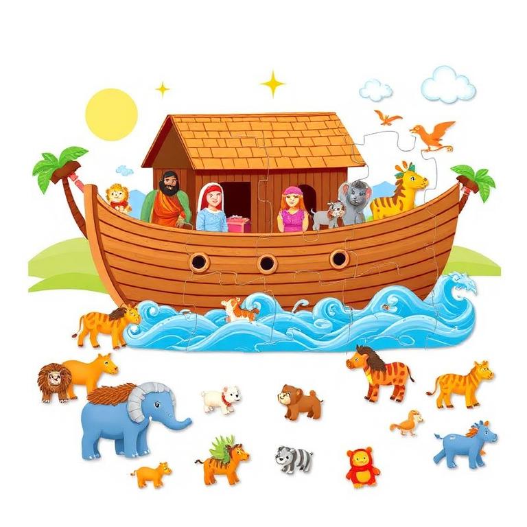 Noah's Ark Jigsaw Puzzle