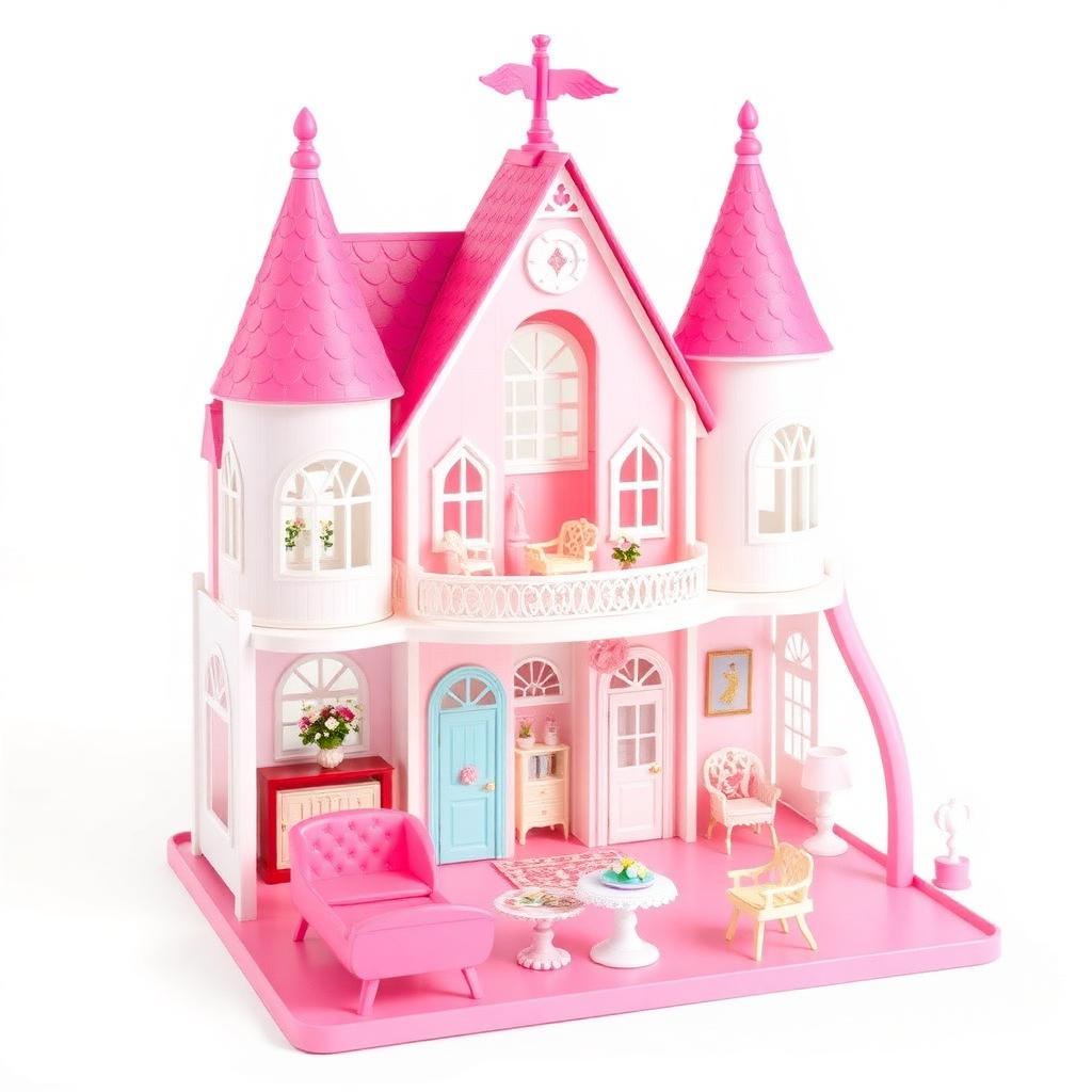 Pink Princess Castle Dollhouse